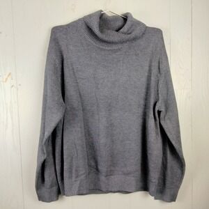 Kallspin Turtleneck Long Sleeve Merino Wool Blend‎ Pullover Sweater XXXL Winter